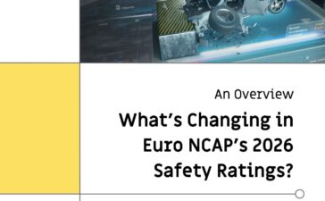 The front cover of Smart Eye's eBook on Euro NCAP's 2026 safety rating updates